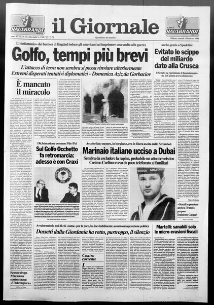 Il giornale : quotidiano del mattino